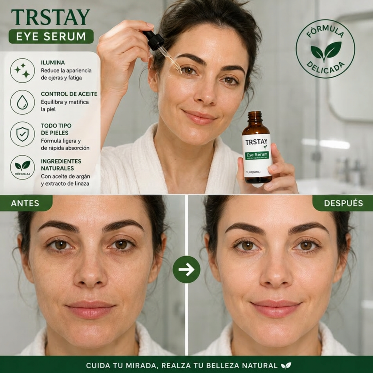 Sérum Retinol Antiedad para Contorno de Ojos