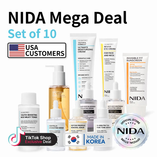 NIDA Mega Deal Skincare Set of 10